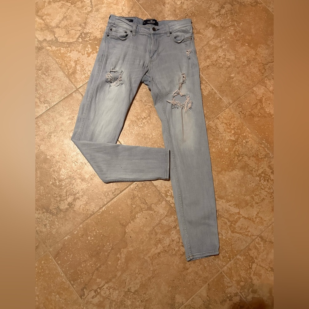 Hollister Blue Skinny Jeans Classic Denim Style